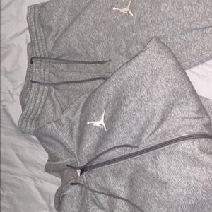 Men’s light Grey embroidered Jordan Tracksuit